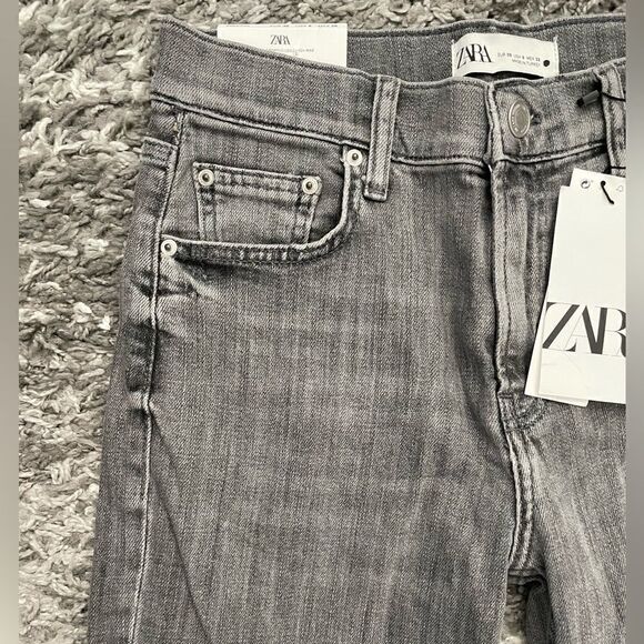 NWT Zara The Slim Cropped Jeans - Picture 3 of 6